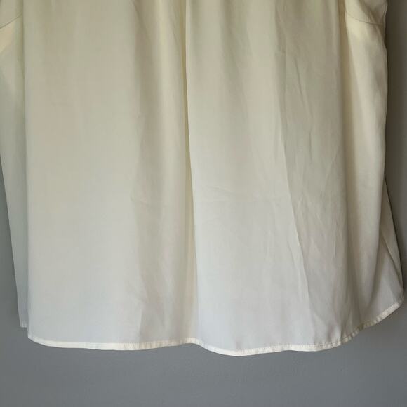 CJ Banks Off White with Black Lace Tank Top Size 1X - Picture 10 of 13